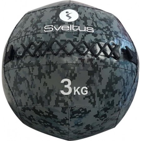 Sveltus Wallball Camouflage 3 Kg Zwart