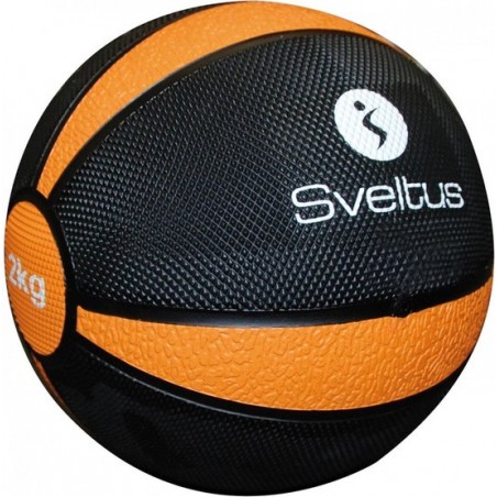 Sveltus Medicijnbal 2 Kg Zwart/oranje