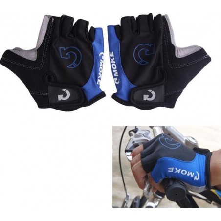 Fietshandschoenen - Maat XL - MTB - Wielrennen - Blauw - Fiets handschoenen - Wielren