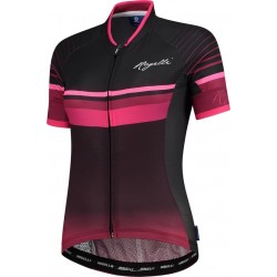 Rogelli Impress Fietsshirt - Maat M  - Vrouwen - donkerrood/roze/zwart