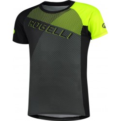 Rogelli MTB Shirt Adventure 2.0 - Zwart/Grijs/Fluor - Maat L