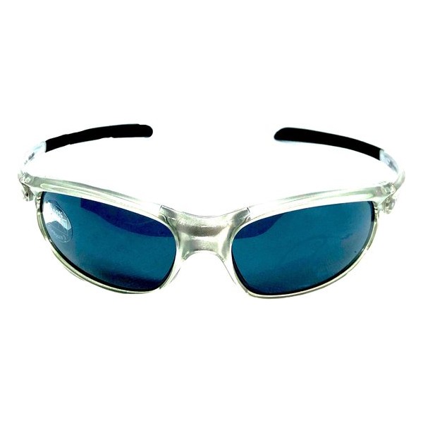 Sport Sportbril Zonnebril 180s wielrennen 100% UV Wering - Inklapbare zachte pootjes - Zilver Donkerblauw