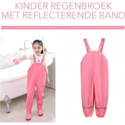 waterproof pants for kids, pink