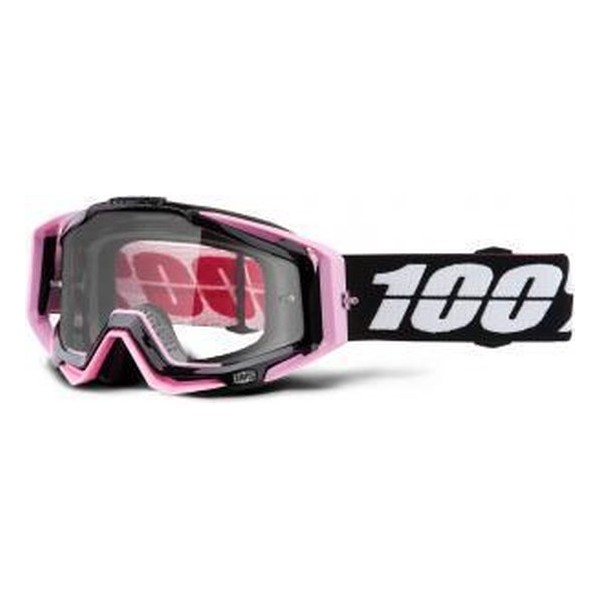 100% Racecraft FLOYD | Enduro / Crossbril | BMX | Pink - Clear lens