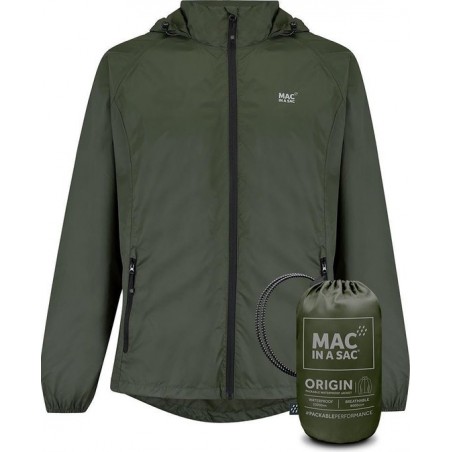 Mac in a Sac Origin 2 Regenjas Unisex - Khaki - Maat XL