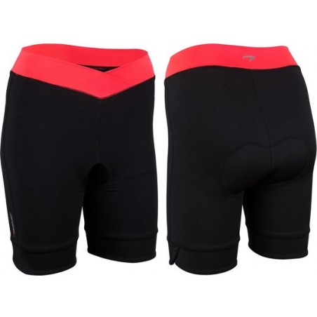 Avento Wielrenshort - Dames - Zwart/Roze - 38