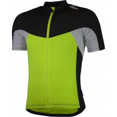 Rogelli Recco 2.0 - Fietshirt - Heren - Maat 5XL - Korte mouwen - Geel/Zwart/Wit