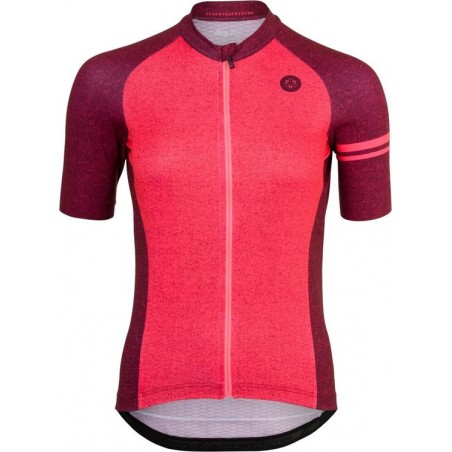 AGU Essential Melange Fietsshirt Dames - Rood - Maat L