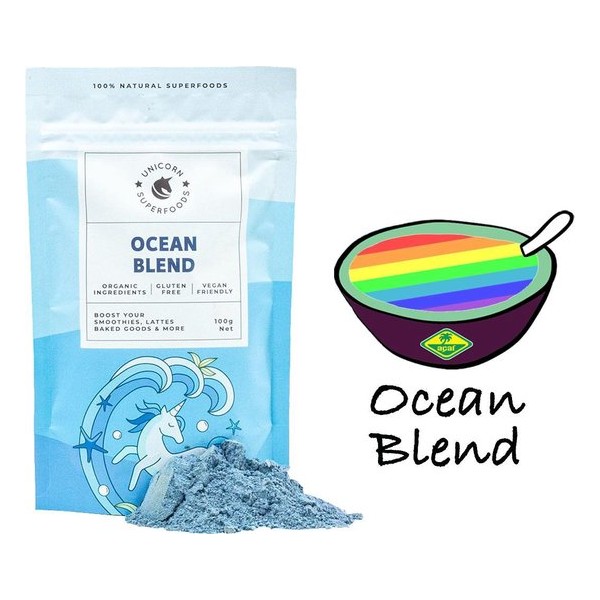 Ocean blend met blauwe spirulina - Unicorn superfoods - 100g