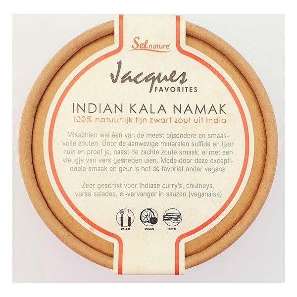 Kala Namak, zwart zout  600 gram "Jacques Favorites" by Selnature