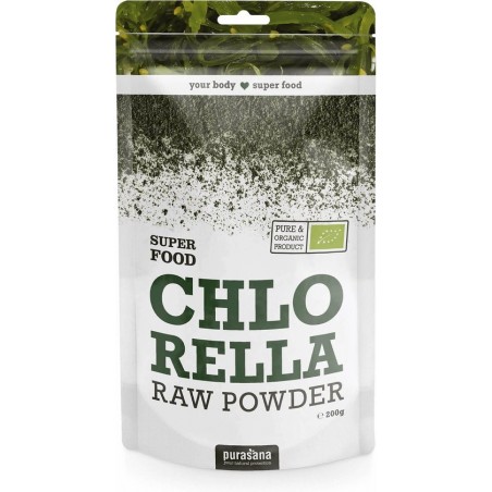 Purasana Chlorella raw powder 200 gram