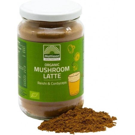 Latte mushroom reishi - cordyceps bio