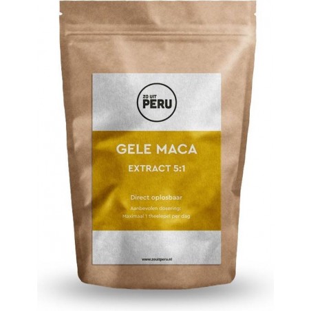 Maca Extract (geel) | 5x sterker dan standaard Maca | 100% natuurlijk uit Peru