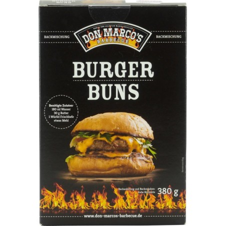 Don Marco’s Burger Buns – Broodmix – BBQ – 380 gram