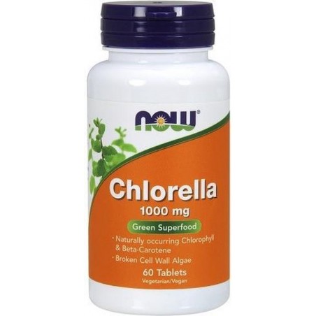 Chlorella 1000mg Now Foods 60tabl